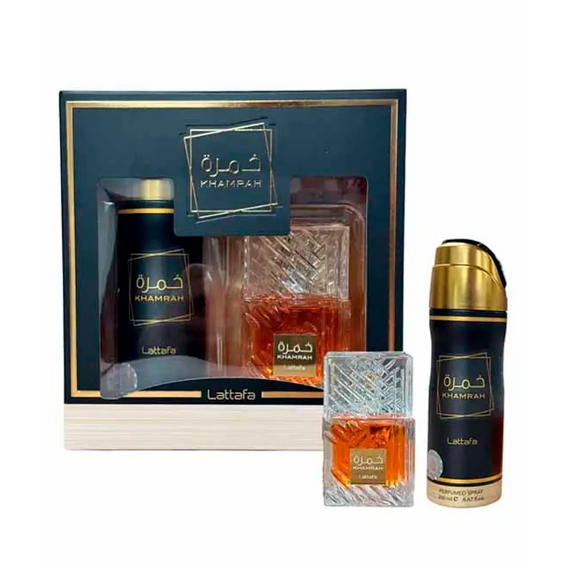 Set Khamrah 2 Pcs (3.4 oz + Spray) EDP Unisex