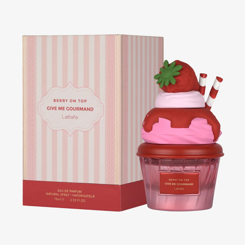 Lattafa Berry on Top Give Me Gourmand 2.53 oz EDP