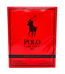 Travel Set Polo Red 2 Pcs (4.2 oz EDT + Mini) For Men