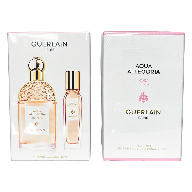 Travel Set 2 Pcs Aqua Allegoria Rosa Rossa (4.2 oz EDT + Mini)