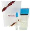Set DG Light Blue 2 Pcs (3.4 oz EDT + Mini) For Women
