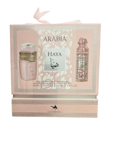 Set Arabia Haya 2 Pcs (3.4 oz EDP + Mist)