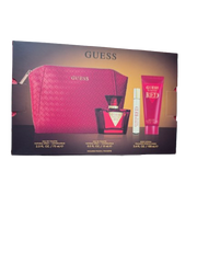 Set Guess Seductive Red 4 Pcs (2.5 oz EDT + BL + Mini + Pouch) For Women