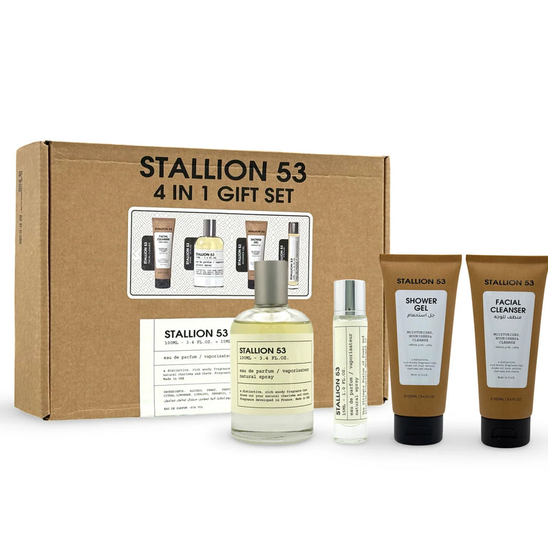 Set Stallion 53 4 Pcs (3.4 oz EDP + FC + SG + Mini)