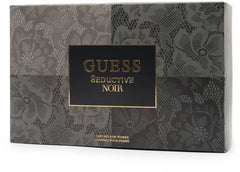 Set Guess Seductive Noir 4 Pcs (2.5 oz EDT + BL + Mini + Pouch) For Women