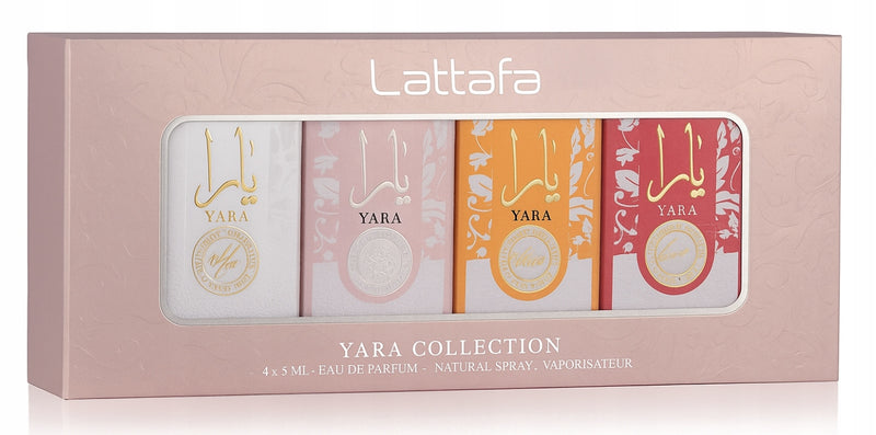 Set Lattafa Yara Collection 4 Pcs x 5 ml EDP