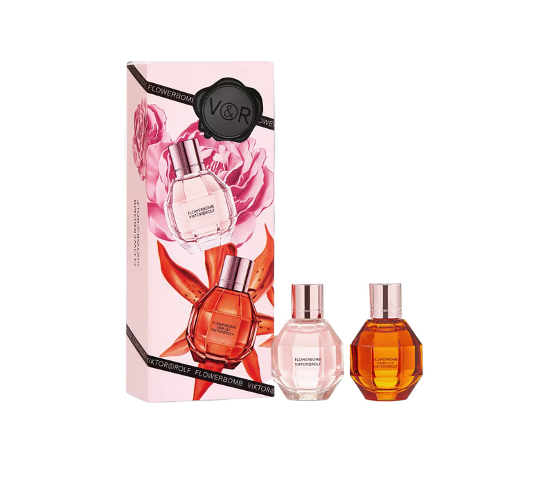 Set Mini FlowerBomb 2 Pcs ( 7 ml EDP Flowerbomb + 7 ml EDP Tiger Lily)