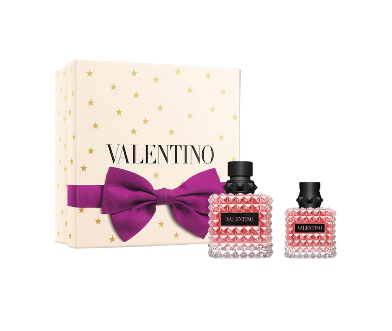 Set Valentino Donna Born in Roma 2 Pcs ( 3.4 oz EDP + Mini) For Women