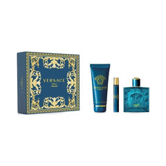 Set Eros 3 Pcs (3.4 oz EDP + SG + Mini) For Men