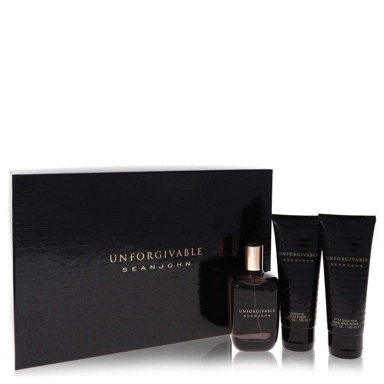 Set Unforgivable 3 Pcs (4.2 oz EDT + AS + SG) For Men