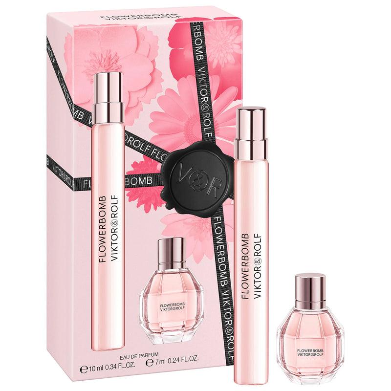 Set FlowerBomb 2 Pcs ( 10 ml EDP + 7 ml EDP)