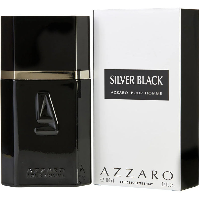 Azzaro Silver Black 3.4 oz EDT For Men