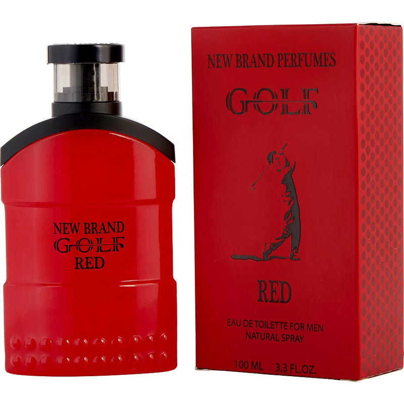 New Brand Golf Red 3.4 oz EDT For Men
