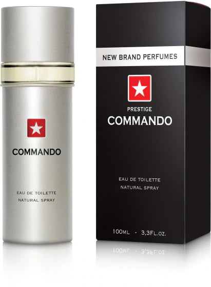New Brand Commando 3.4 oz EDT For Men