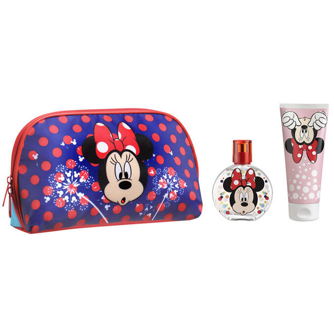 Set Minnie Mouse 3 Pcs (1.7 oz EDT + SG + Bag) For Girls