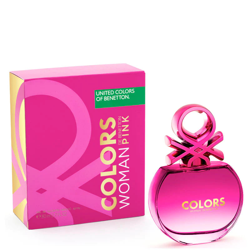 Benetton Colors Pink  2.7 oz EDT For Women
