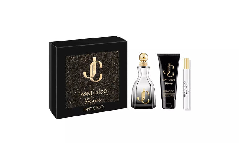 Set I Want Choo Forever 3 Pcs (3.3 oz EDP + BL + Mini)  For Women